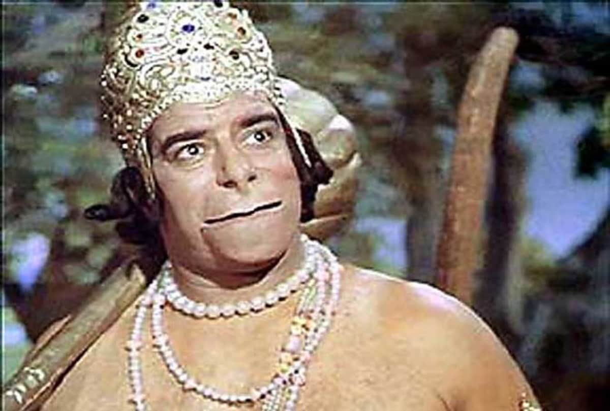 Dara singh as hanuman in Ramanand Sagar Ramayana