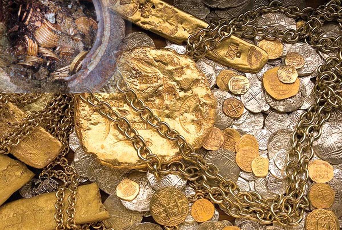 excavated in ancient Shiva temple found Treasures 