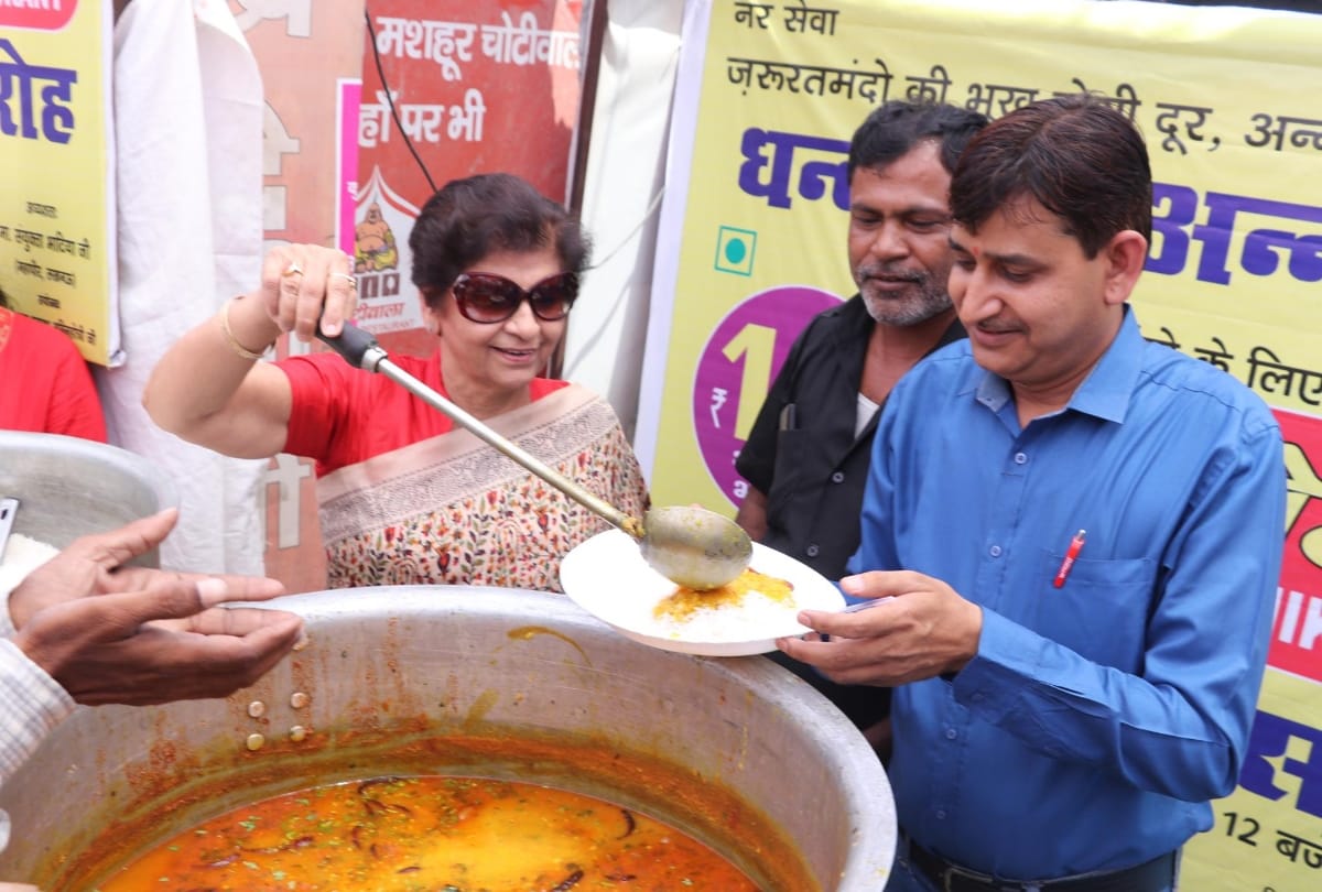 poor will get food in ten rupees in lucknow