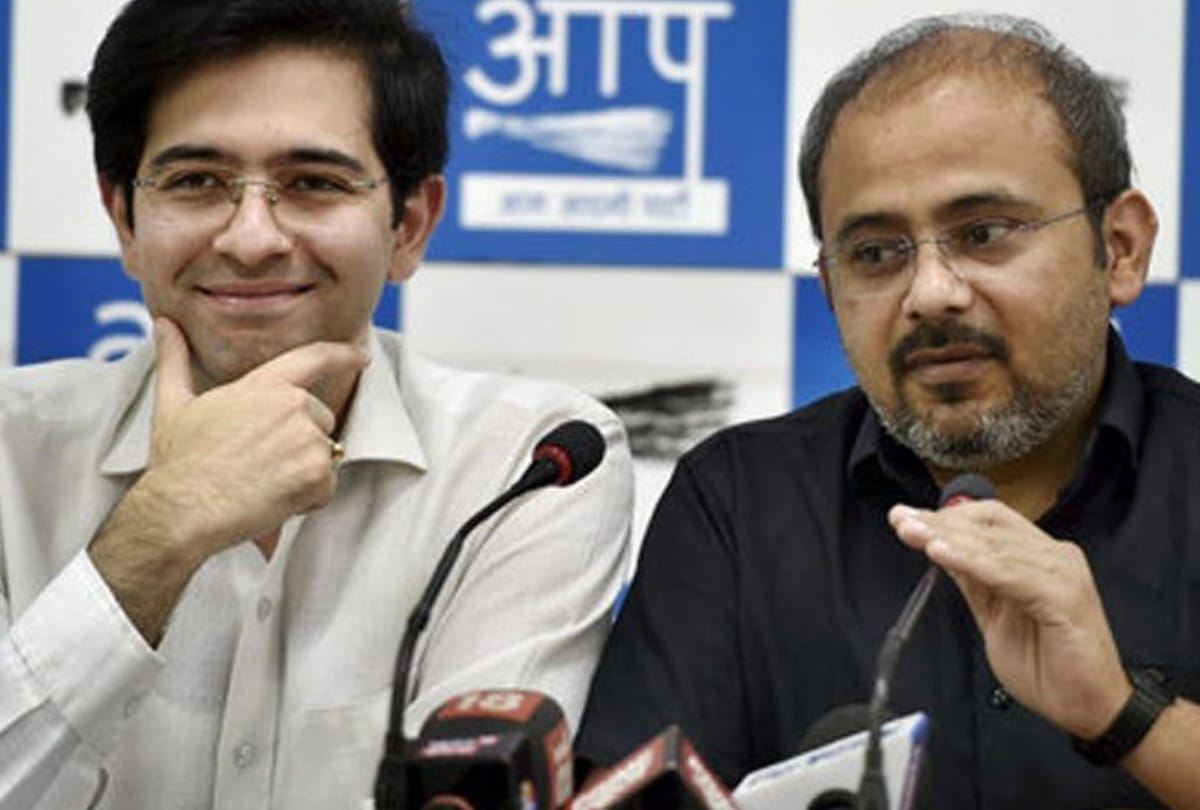 raghav chadha sends 2 rupee 50 paise draft to rajnath singh says returned my salary as advisor