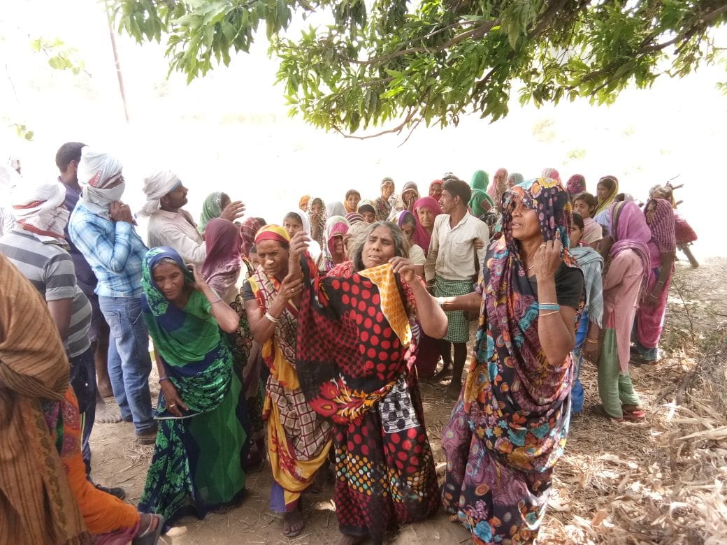Crocodile attack farmer when he was in river with  buffalo in chandauli