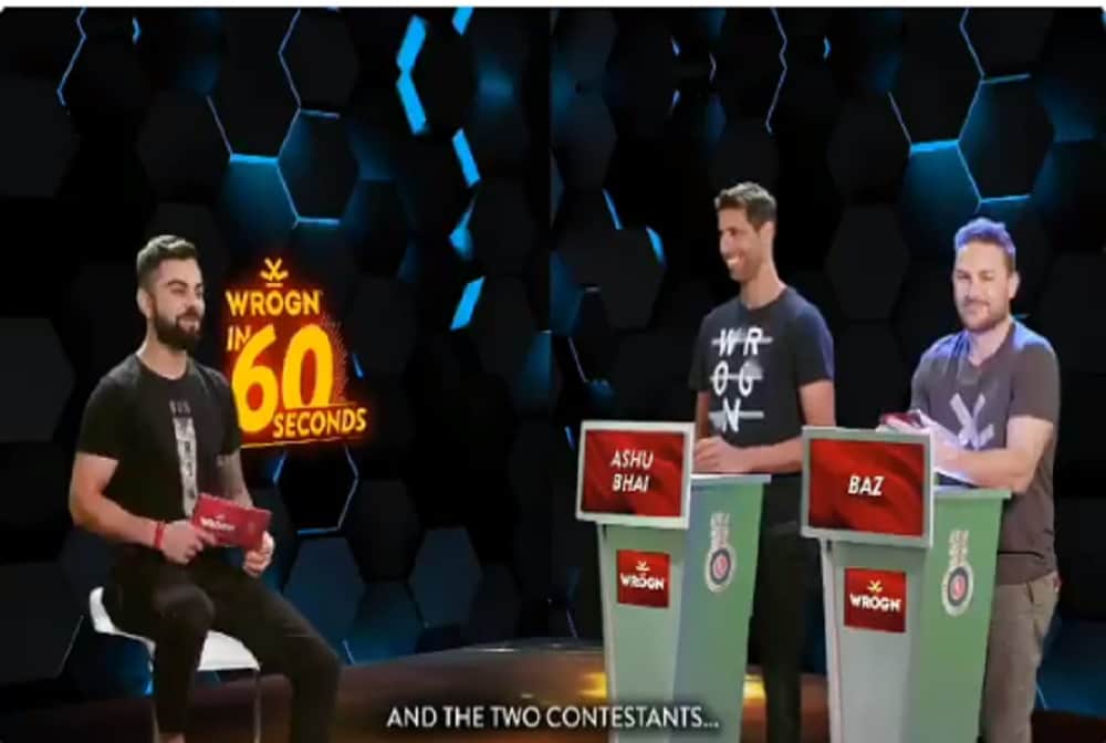 video: During show virat kohli says ashish nehra and brendon mccullum both are useless