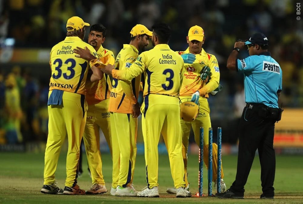 Chennai Super Kings vs Rajasthan Royals 17 match ipl 2018 live score card
