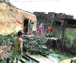 Fire breaks in village