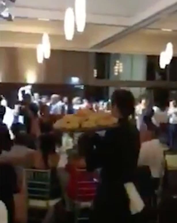 A couple ordered sixty six thousand rupees burgers to their wedding for reception 