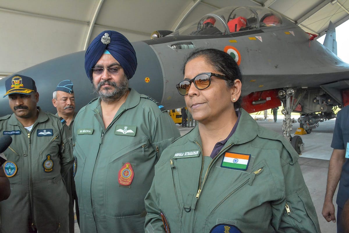  Defence Minister Nirmala Sitharaman visited Chabua Air Force Station in Assam