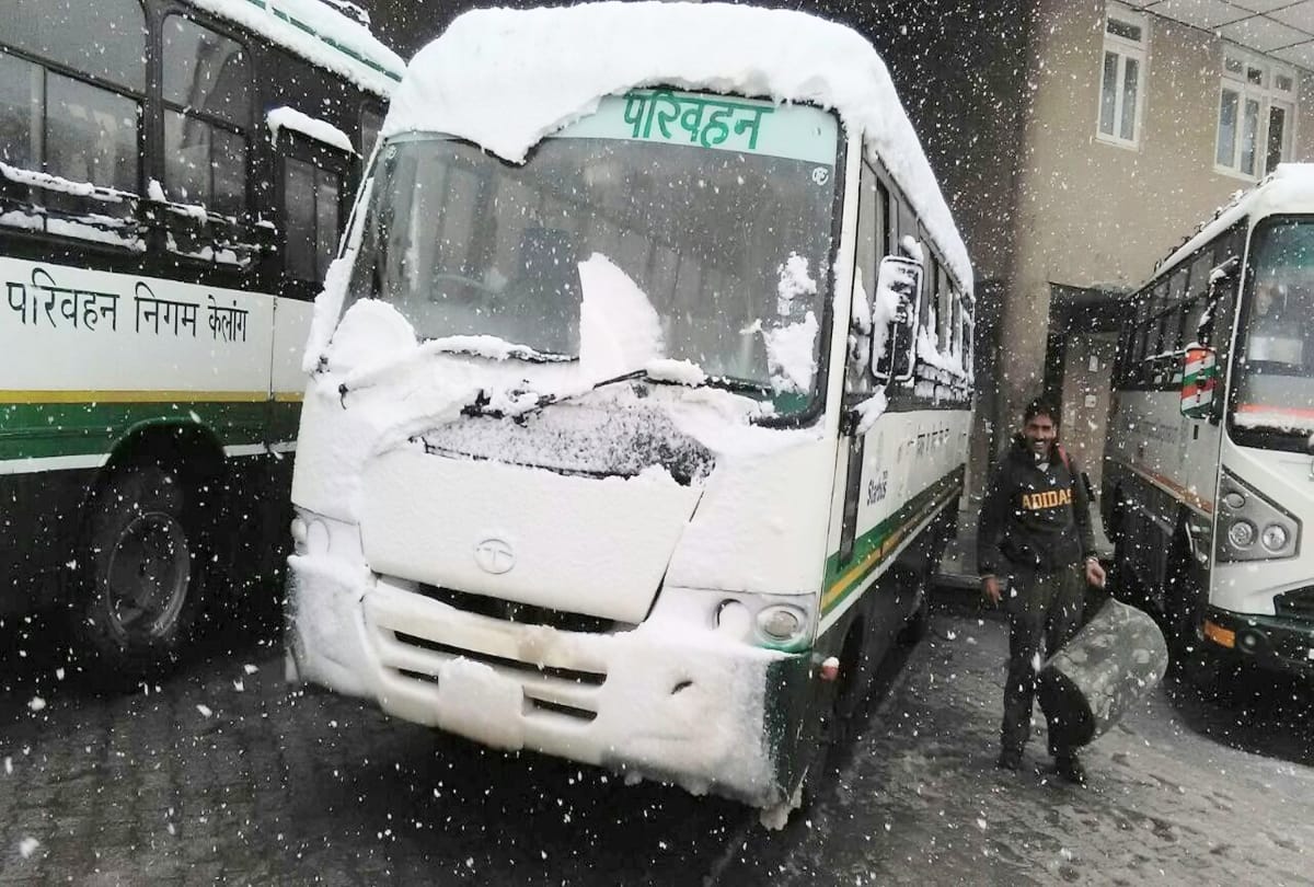 fresh snowfall recorded in high hills of himachal
