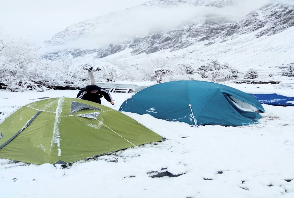 fresh snowfall recorded in high hills of himachal