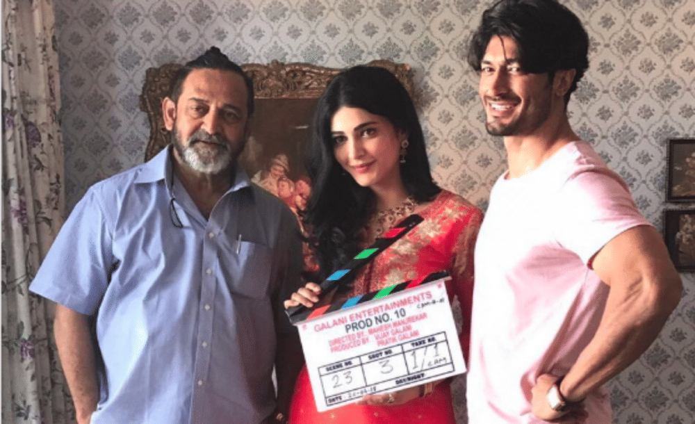 Vidyut Jammwal and shruti haasan start new film shooting of Mahesh Manjrekar