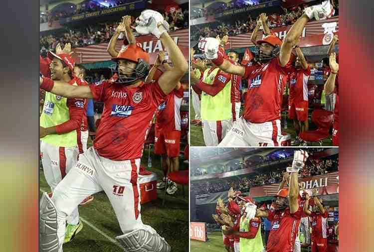 chandigarh, yuvraj singh dance on chris gayle sixeers, kings xi punjab, preity zinta