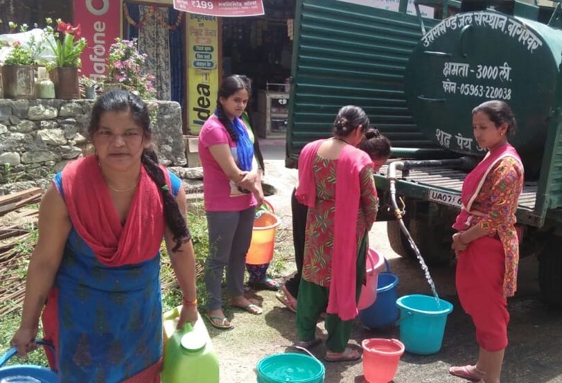 On the eighth day, people only got two buckets of water