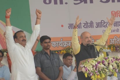 amit shah targets rahul gandhi in raebareli.