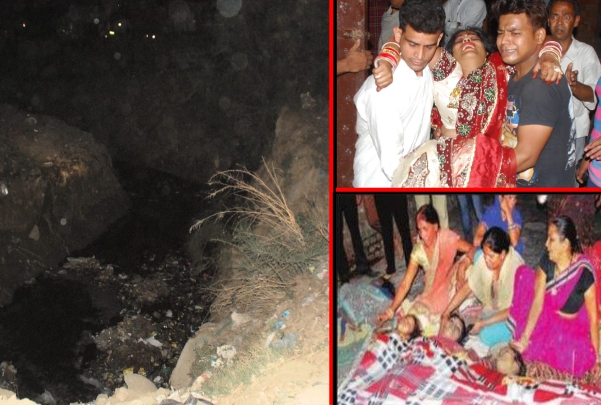 mourning from bareilly to uttarakhand as suv with baratis fell down in gutter, 7 dead in ghaziabad