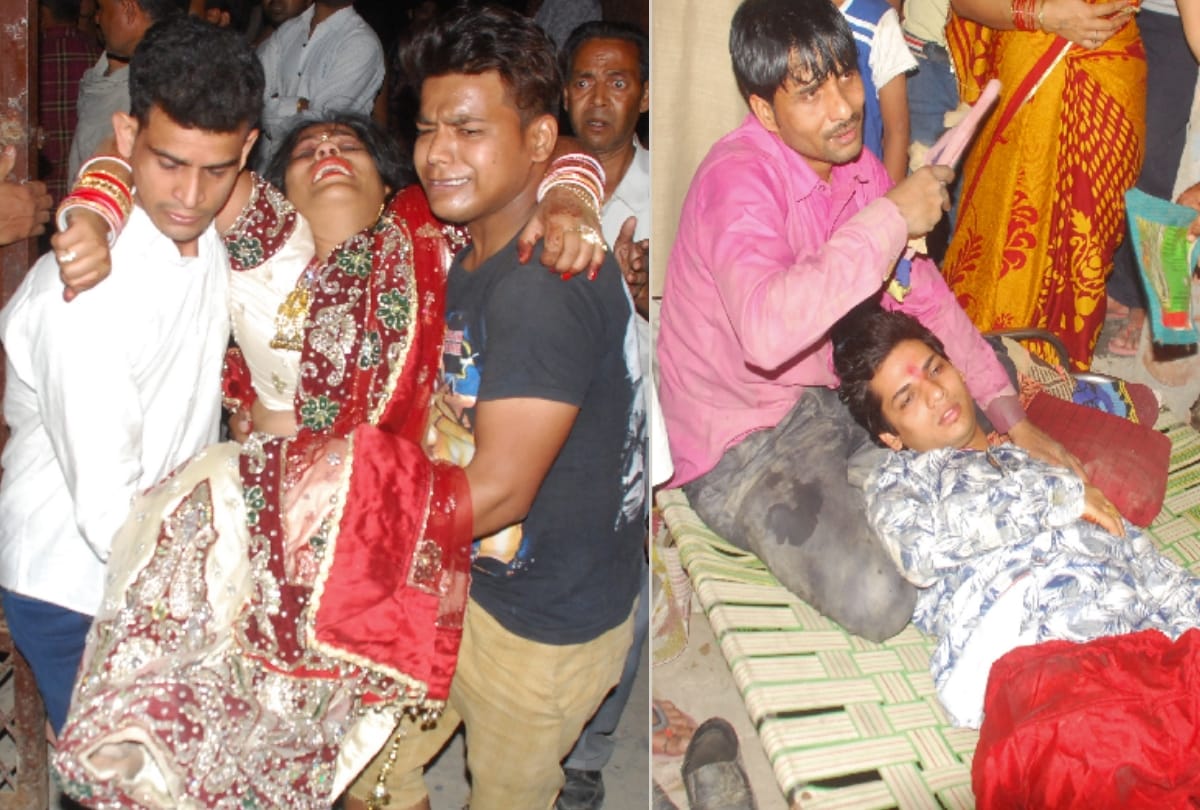 groom left his wedding in the mid as 7 of family died in car fall in gutter in ghaziabad