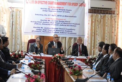 lectures on the subject of effective court management in dharamsala