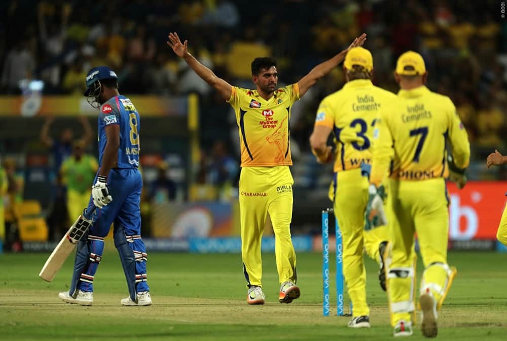 deepak chahar out from ipl for two weeks due to injury