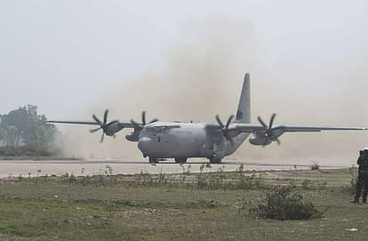 INDIAN AIR FORCE WAR EXERCISE GAGAN SHAKTI IN ALLAHABAD PHAPHAMAU AIR FIELD 