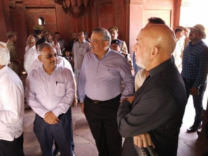 agra hamid karzai said our heart's relationship with India 