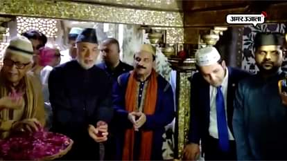 EX AFGHAN PRESIDENT VISITS FATEHPUR SIKRI