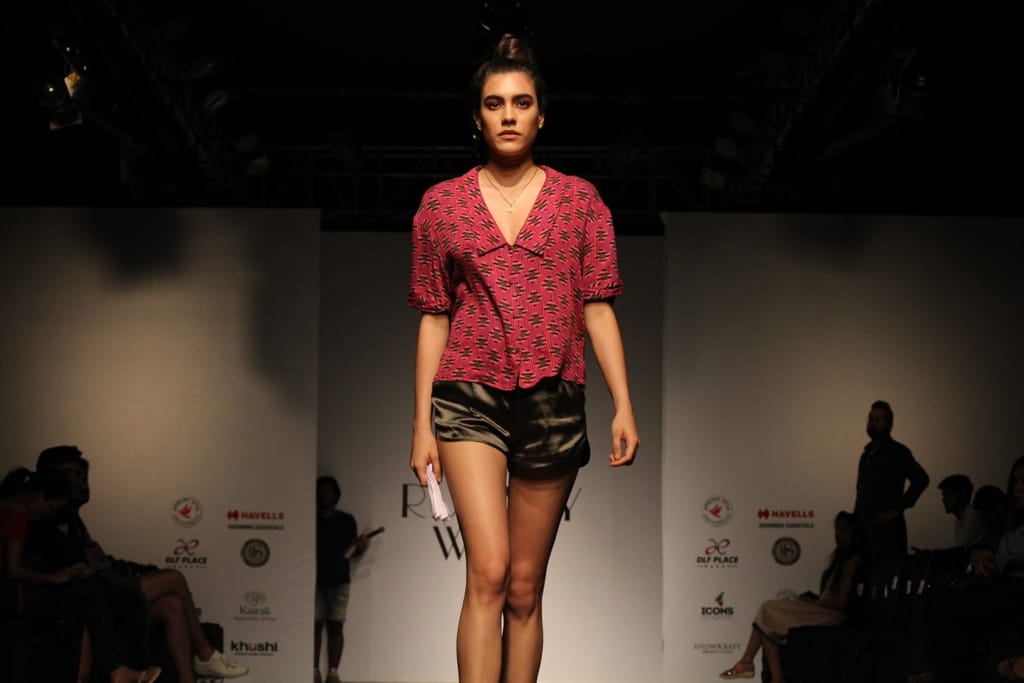 ramp walk in Protests against sexual violence against women and children 