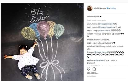 SHAHID KAPOOR ANNOUNCES GOING TO BE DADDY 2ND TIME MISHA BIG SISTER