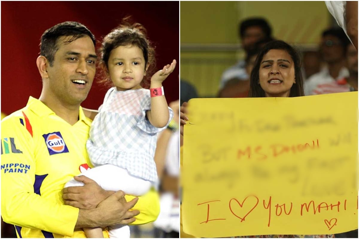 icc shares pic of ms dhoni fan showing placard expressing her love for the man
