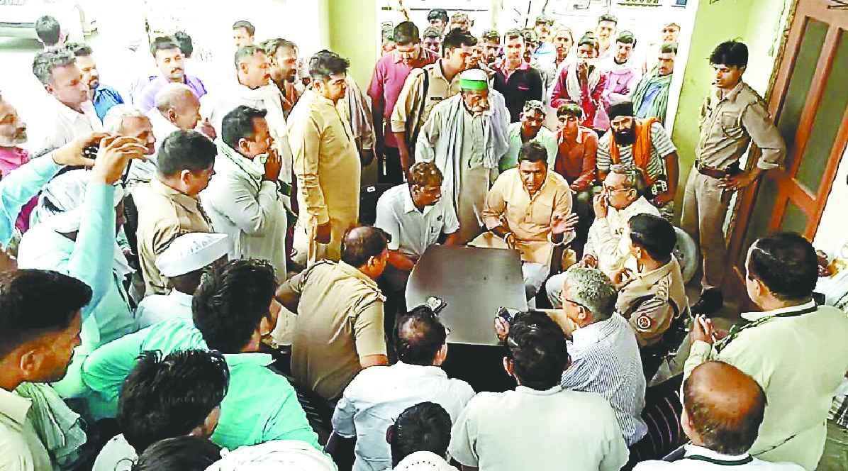 Haryana farmers stopped wheat farmers