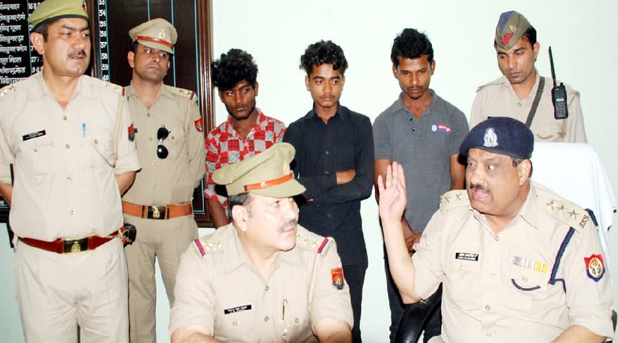 encounter: Police arrested three accused gangsters, Sent to jail