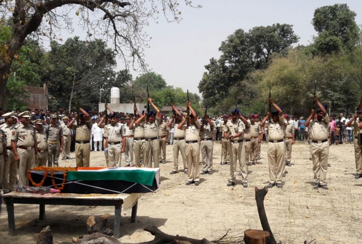 funeral of martyred anil kumar maurya