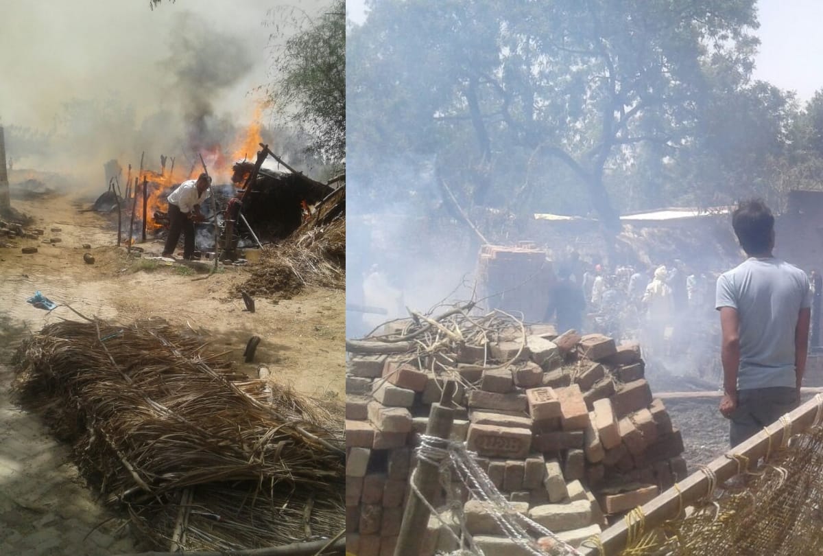 cylinder blast during cooking in gonda