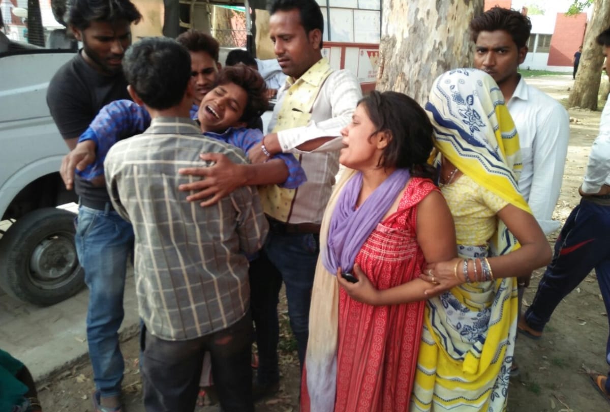 dcm driver killed a women who is walking on road