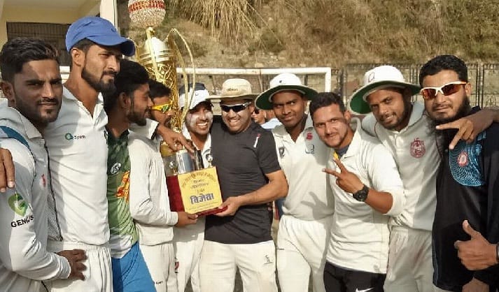 Almora players win final of Cricket Competition