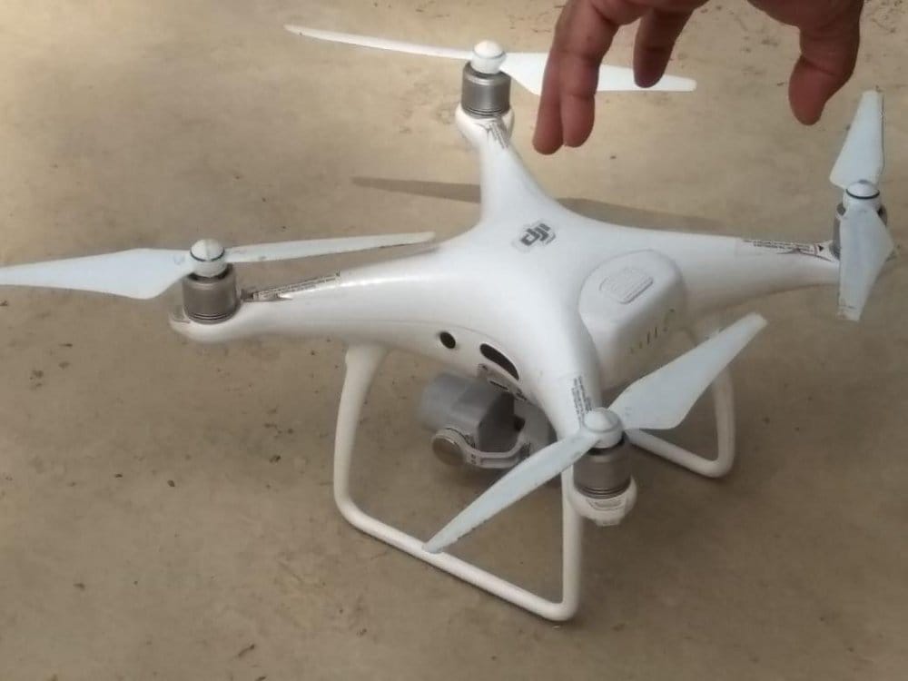 Inspection of the Great Drain by cleaning the drone camera