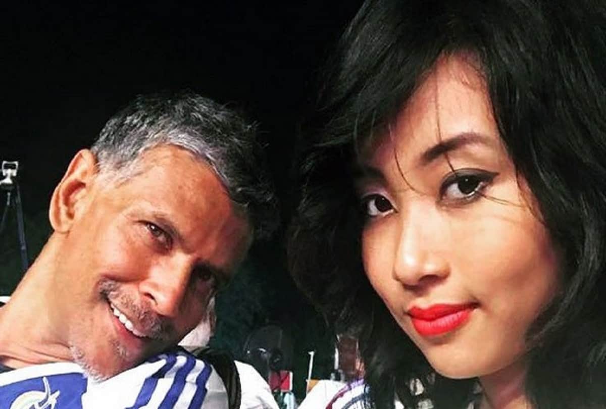 Ankita Konwar reaction on husband milind soman instagram fitness video