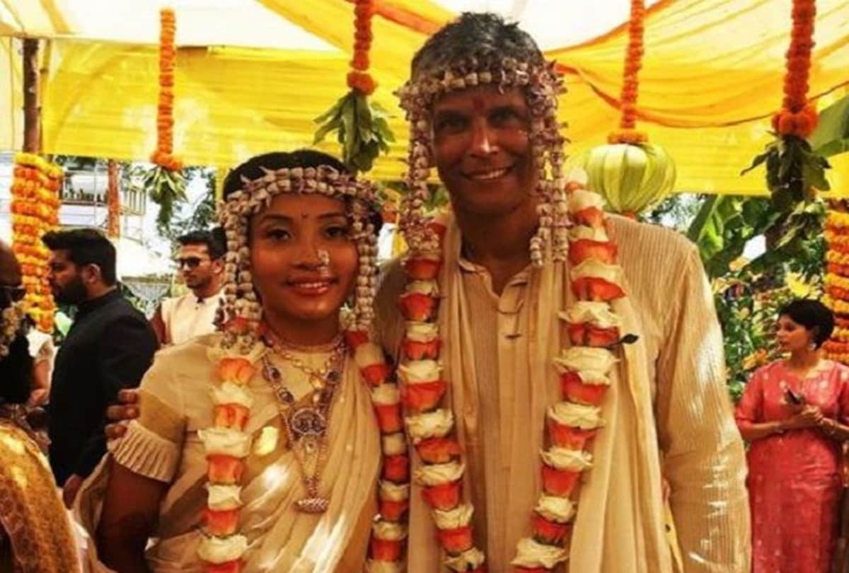 see first video of milind soman and ankita konwar wedding 