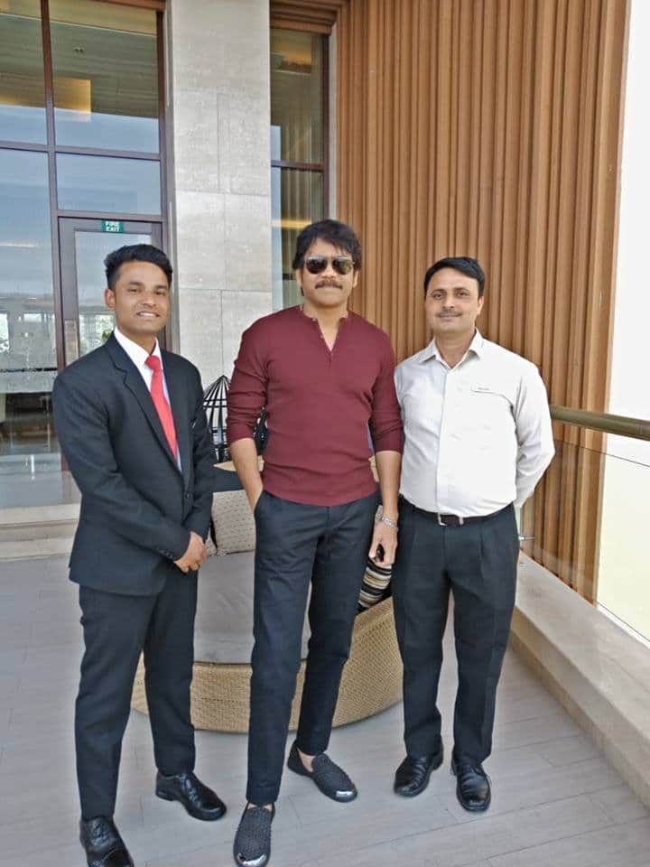South actor Akkineni Nagarjuna fans happy to see him in dehradun