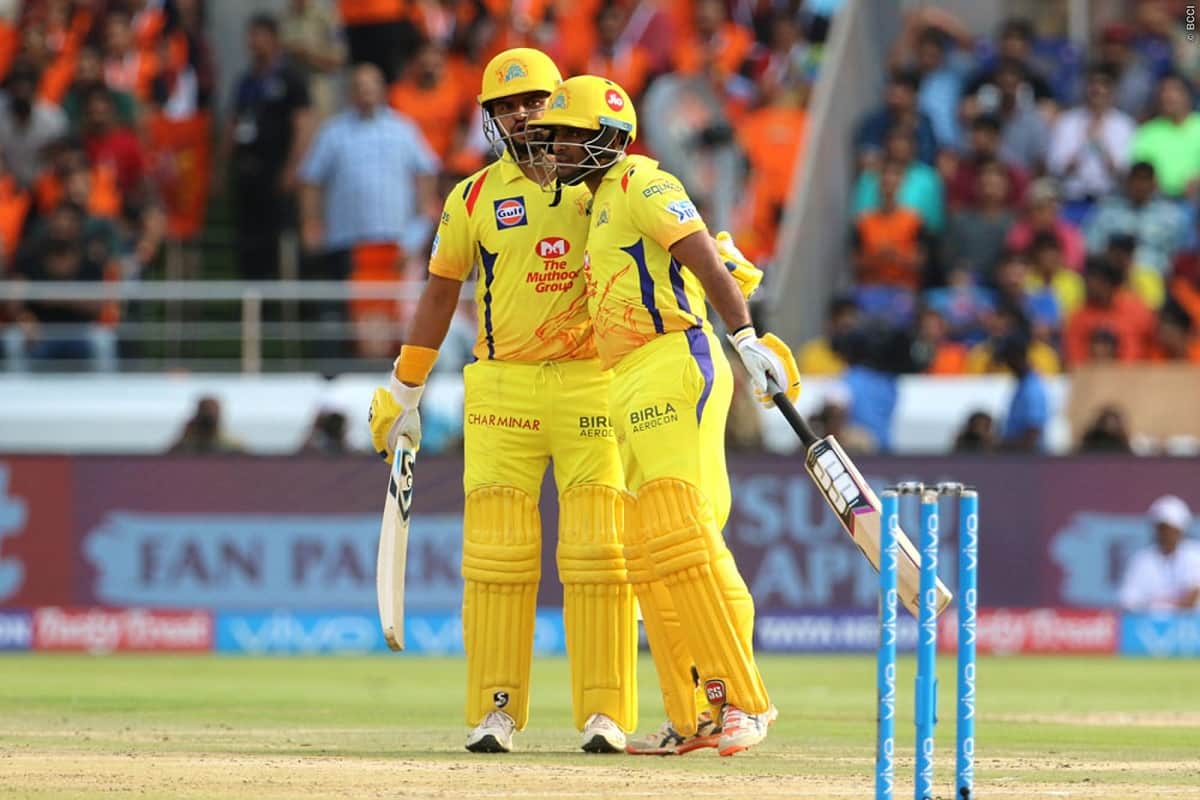 ambati rayudu Politely behave with suresh raina after run out against sunrisers hyderabad