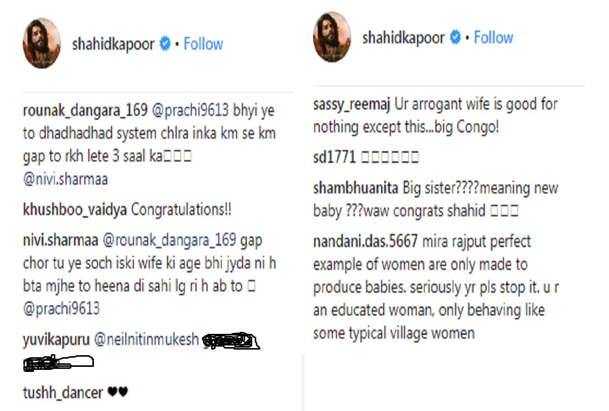 Shahid Kapoor confirms wife Mira Rajput pregnant again and he gets trolled