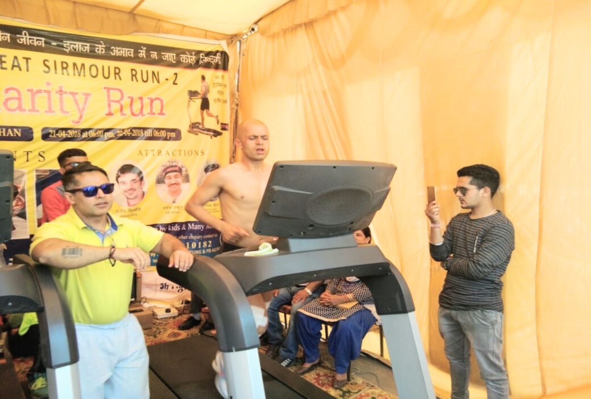 Sunil Sharma run for 24 hours to save three lives