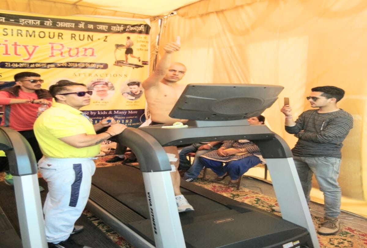 Sunil Sharma run for 24 hours to save three lives