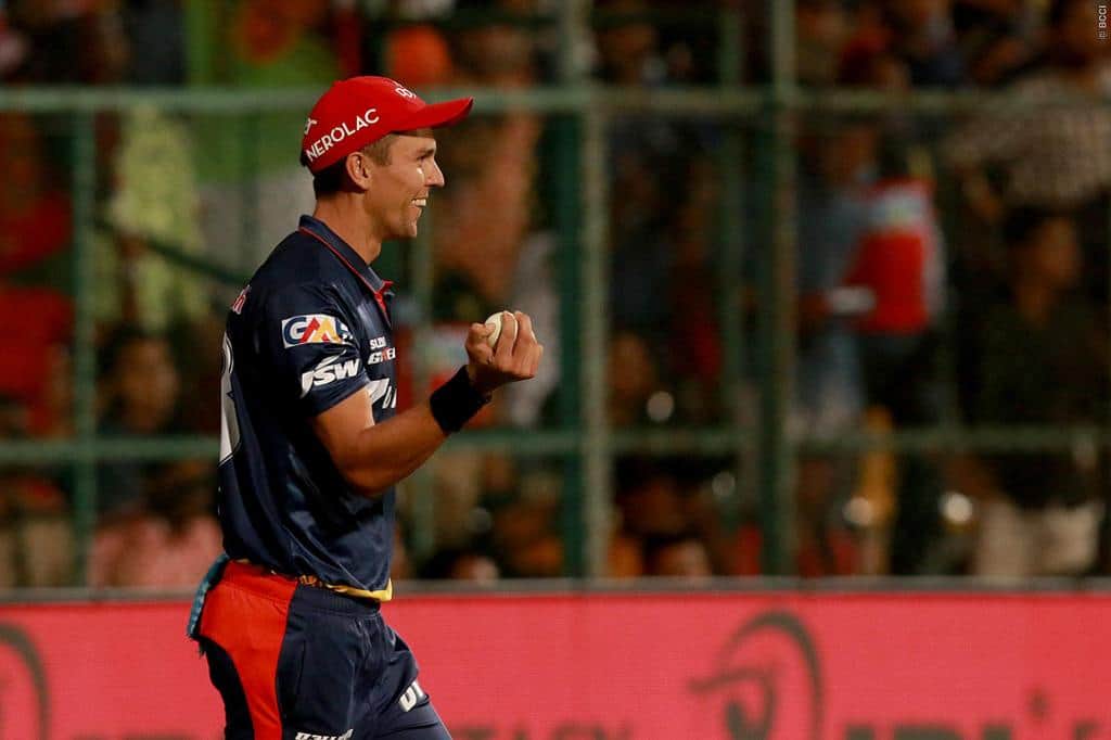 Trent Boult historical catch of ipl history of RCB vs DD match 19 