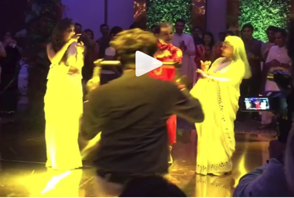 jaya bachchan and sonam kapoor dance video viral