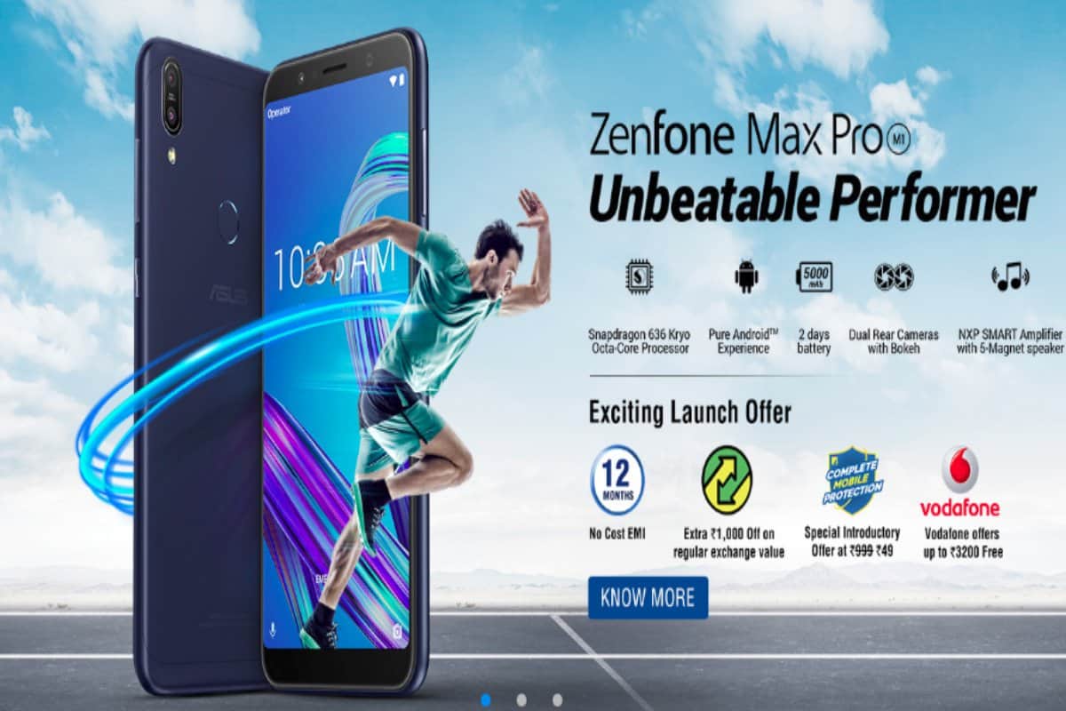 Asus Zenfone Max Pro M1 goes to sale in India today via flipkart