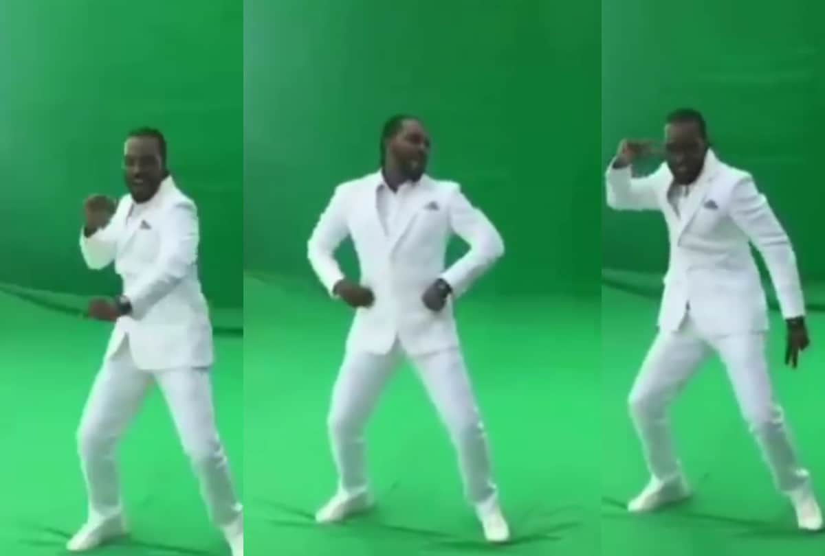 viral video of chris gayle dancing on sapna chaudhary song is actually sunny leone song