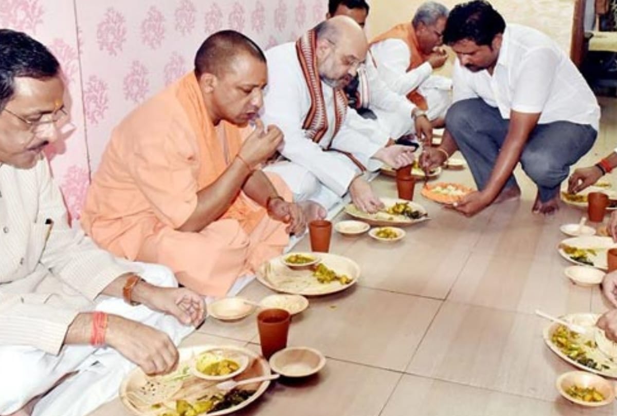 cm yogi will take dinner at dalit dayaram's home in pratapgarh