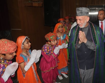 hamid karzai visited st peter's college in agra