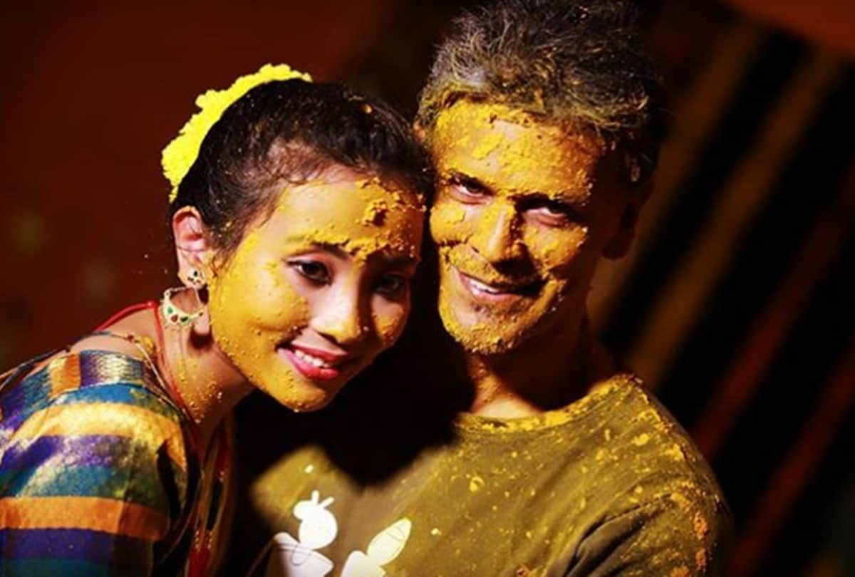 Milind Soman and Ankita Konwar honeymoon picture goes viral 