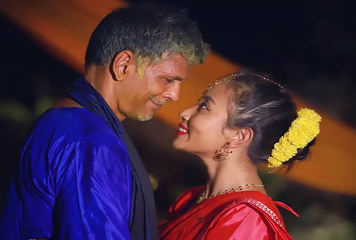 Milind Soman birthday special married 25 years youger ankita konwar see the entire wedding album