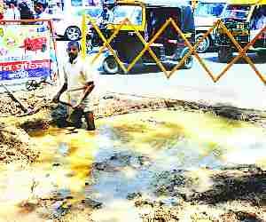 No way to get drinking water in city