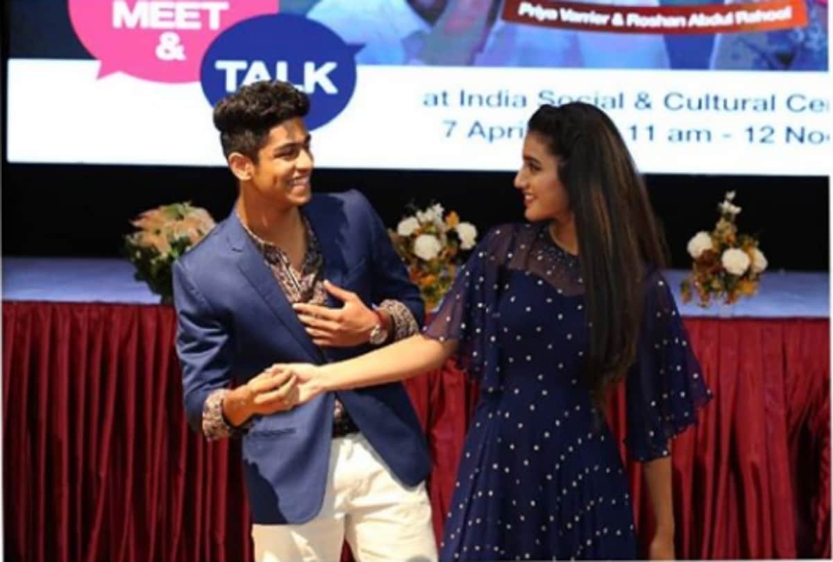 actress priya prakash shared a picture wth this actor on social media